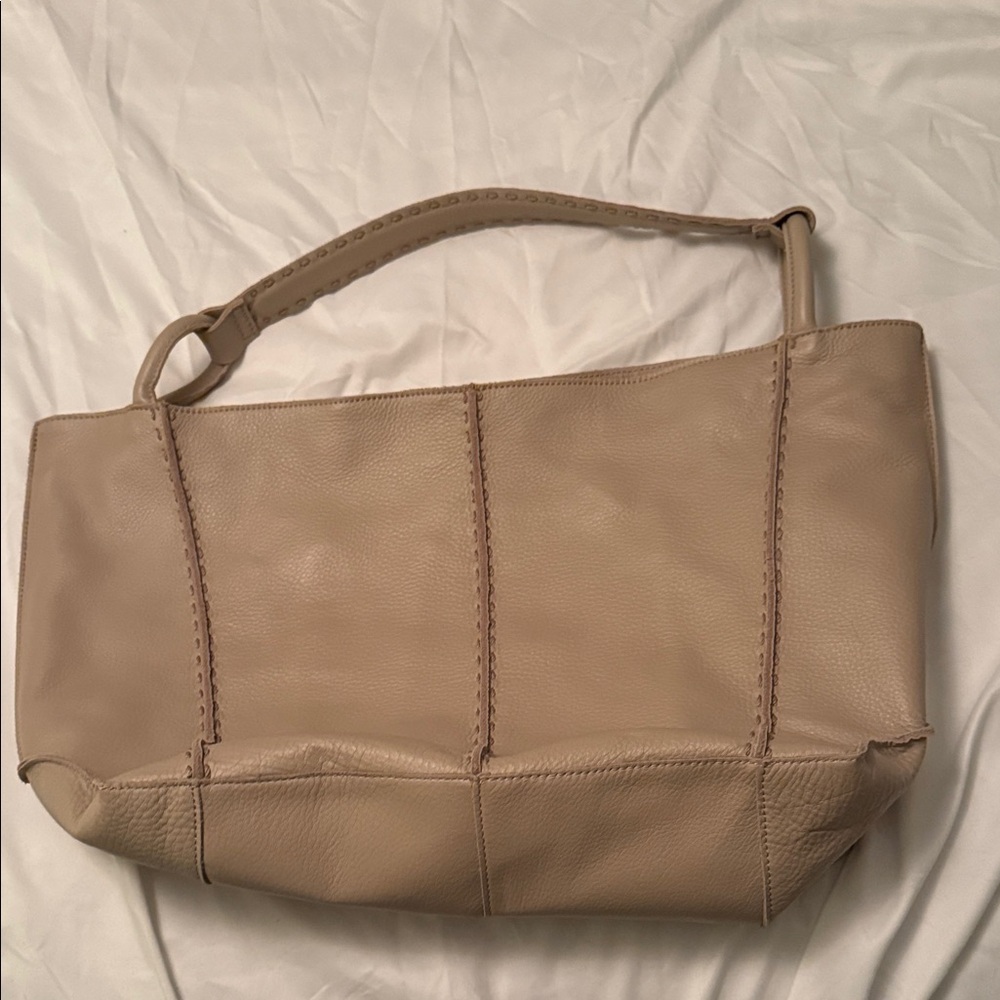 The Sak Tan Leather Shoulder Bag